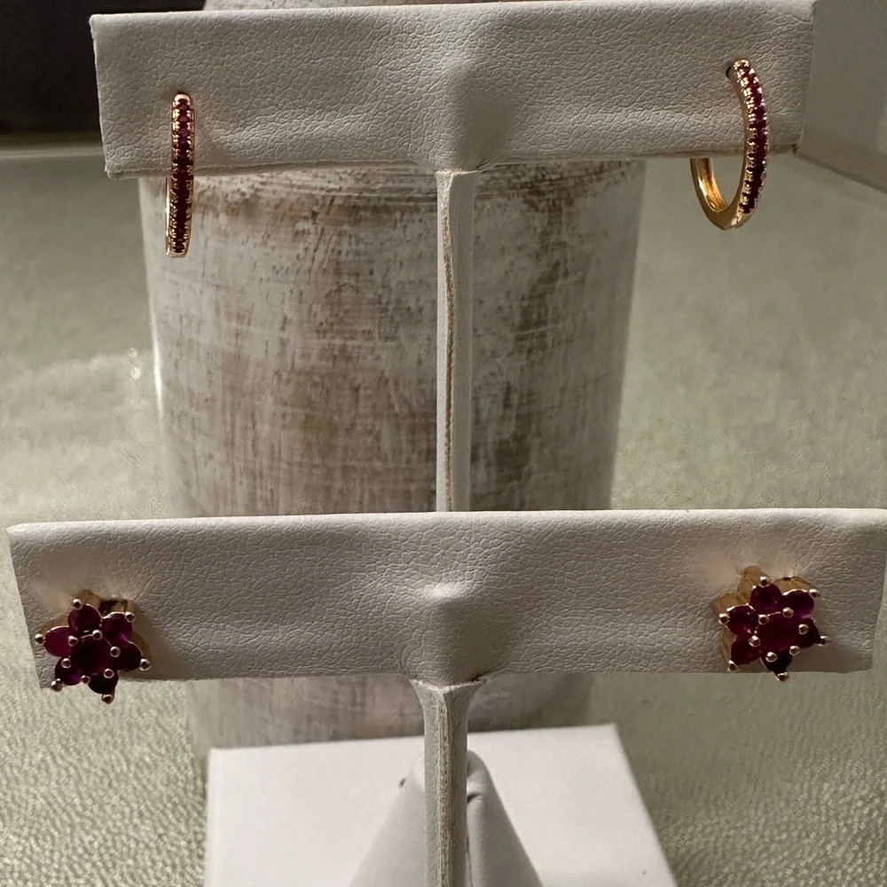 Gold plated Earring set